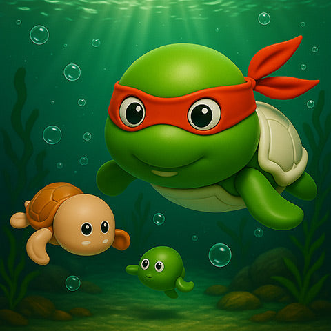 Turtle Twist (Set of 2 Pieces) (Green Color)