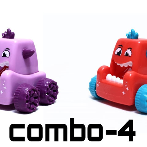 Monster Push & Go Combo (Purple & Red)
