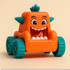 Monster Push & Go (Set of 12 Pieces)